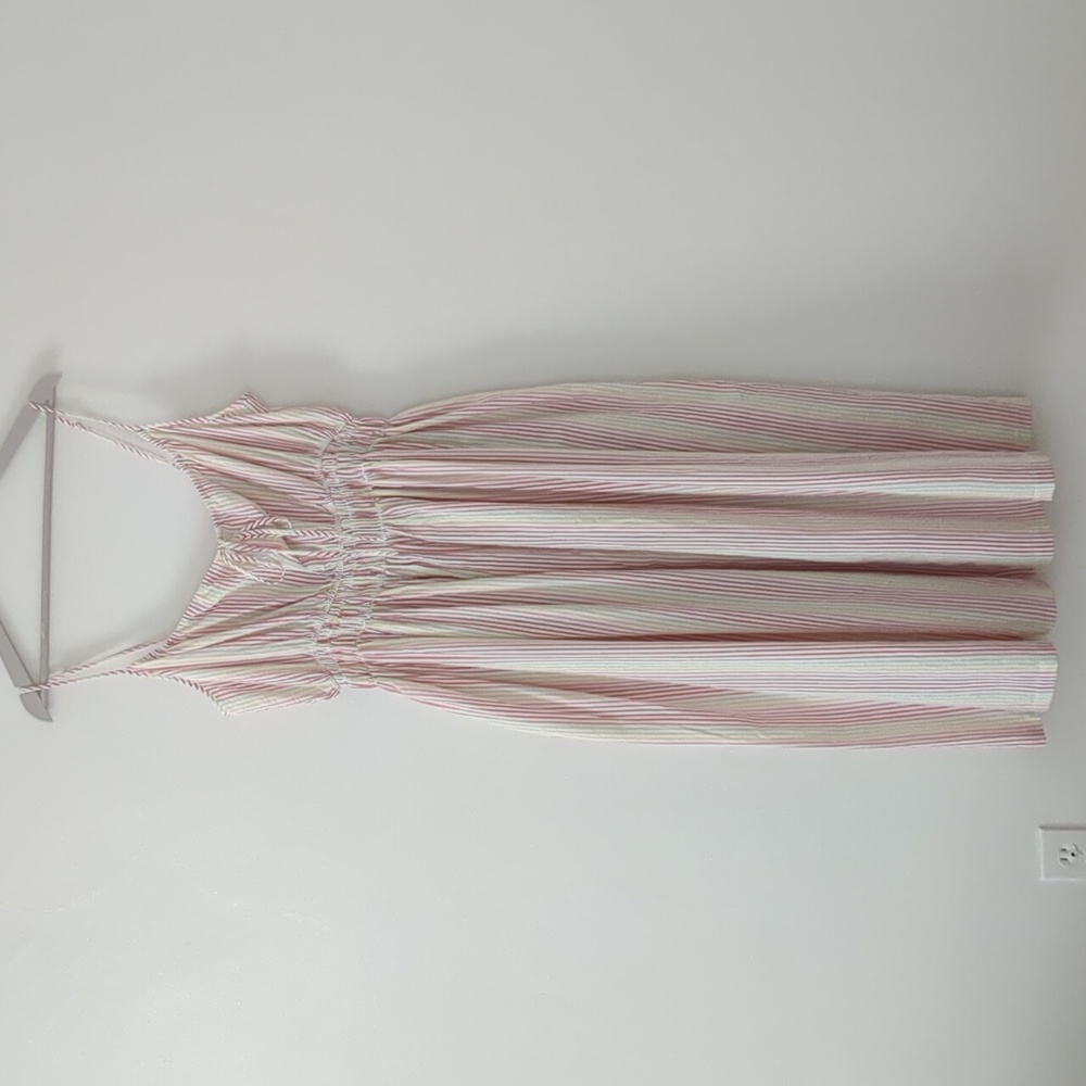 Maison Me Chrissy Dress Women's XL Pink Multi Striped